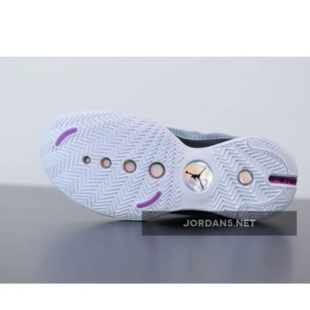 Air Jordan 34 Blue Void/Green Glow-Black-Metallic Silver AR3240-400