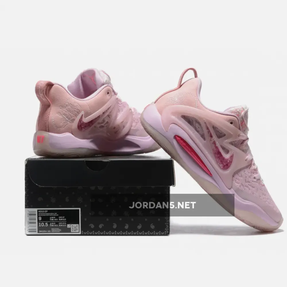 Nike KD 15 “Aunt Pearl” Pink Foam  DQ3851-600
