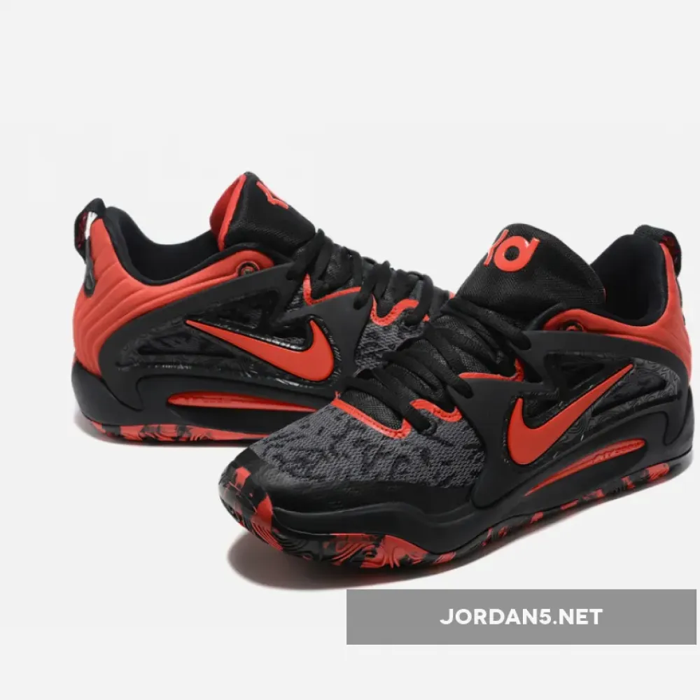 Nike KD 15 Black/University Red/Light Crimson  DC1975-003