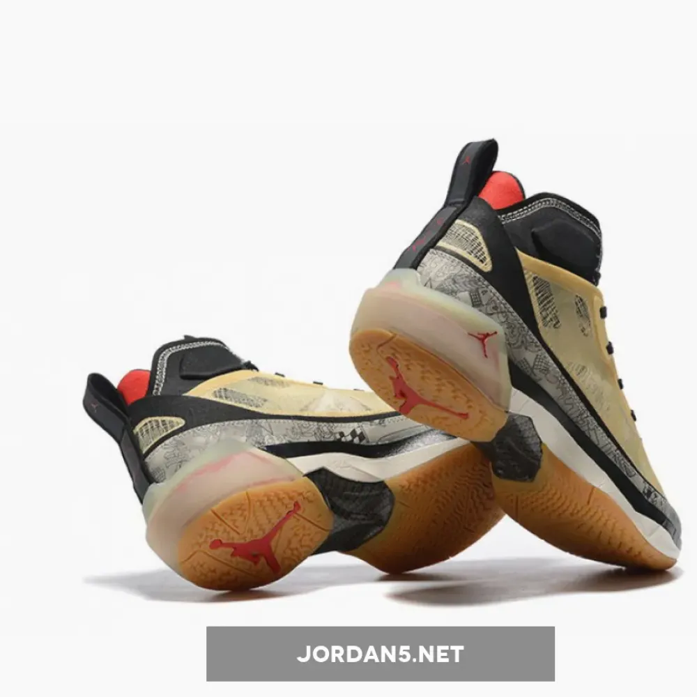 Air Jordan 37 “Jayson Tatum” Pale Vanilla/University Red  DZ0812-200