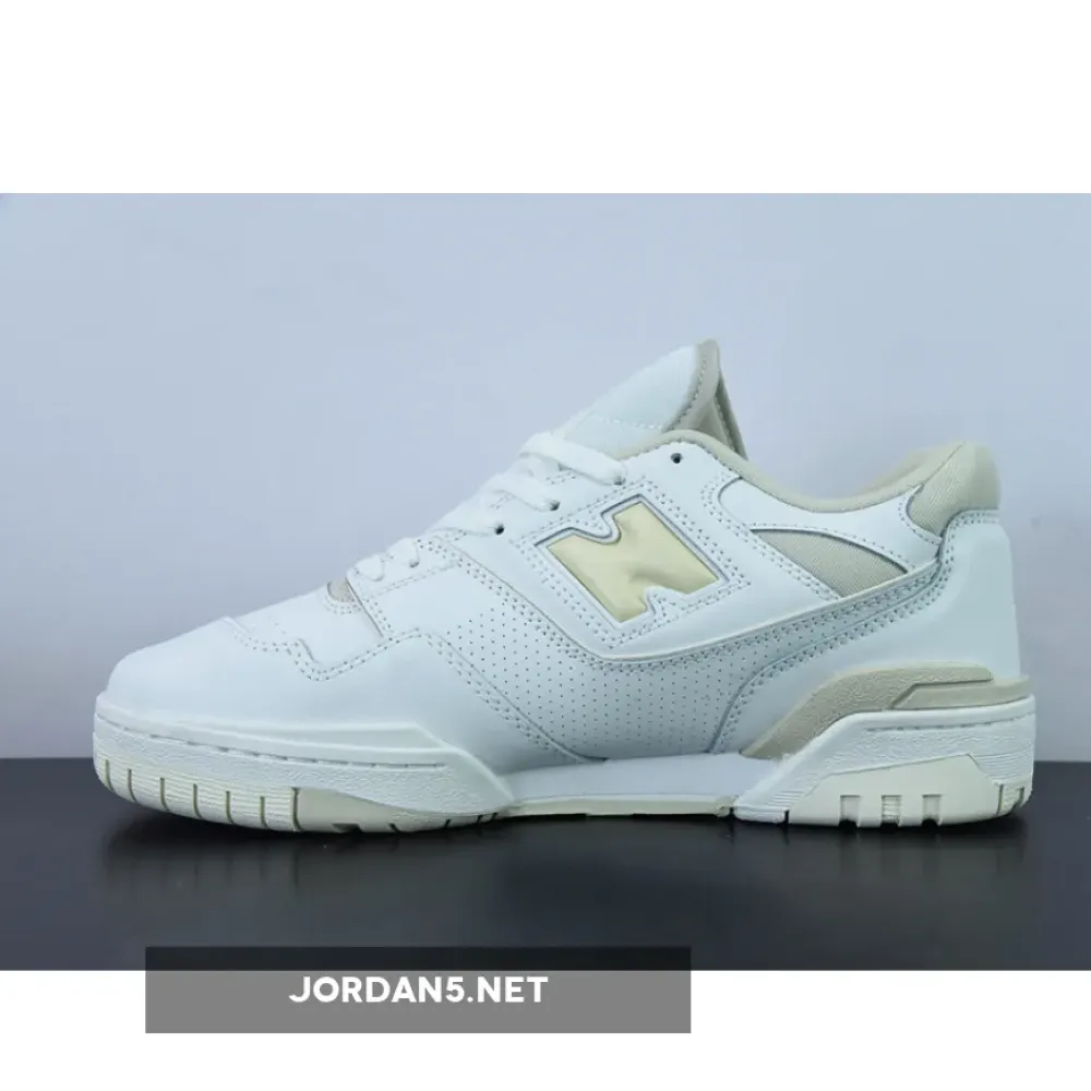 New Balance 550 White/Silver Birch BBW550WS