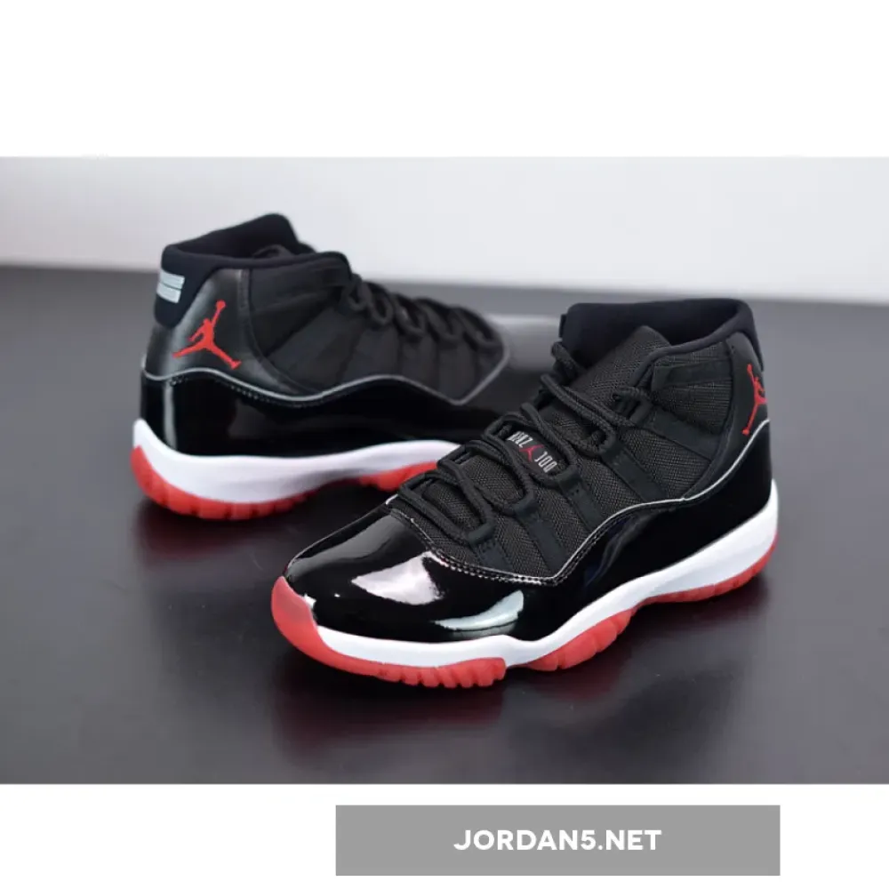 Air Jordan 11 “Bred” Black/True Red-White 378037-061
