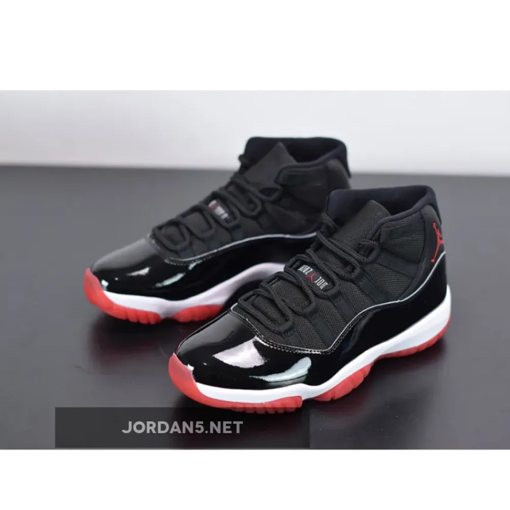 Air Jordan 11 “Bred” Black/True Red-White 378037-061