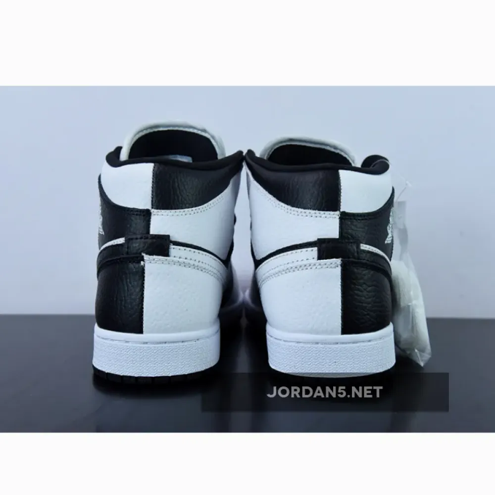 Air Jordan 1 Mid “Split” White/Black  DR0501-101