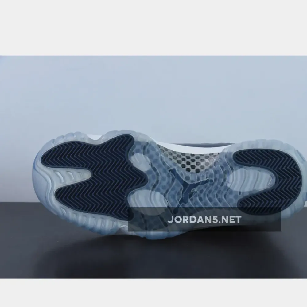 Air Jordan 11 Low “Georgetown” Grey Mist/White-Midnight Navy 528895-007