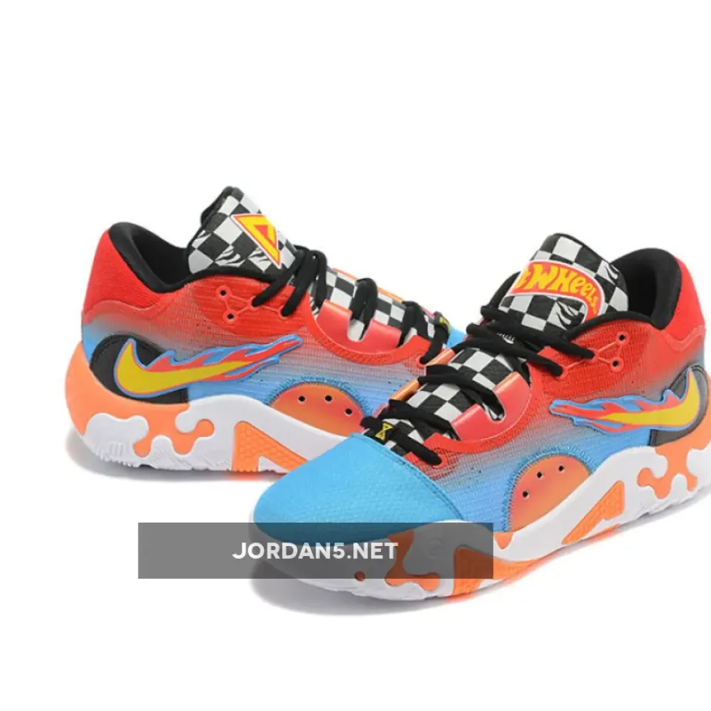Hot Wheels X Nike PG 6 Blue/Red-Orange  DH8446-400