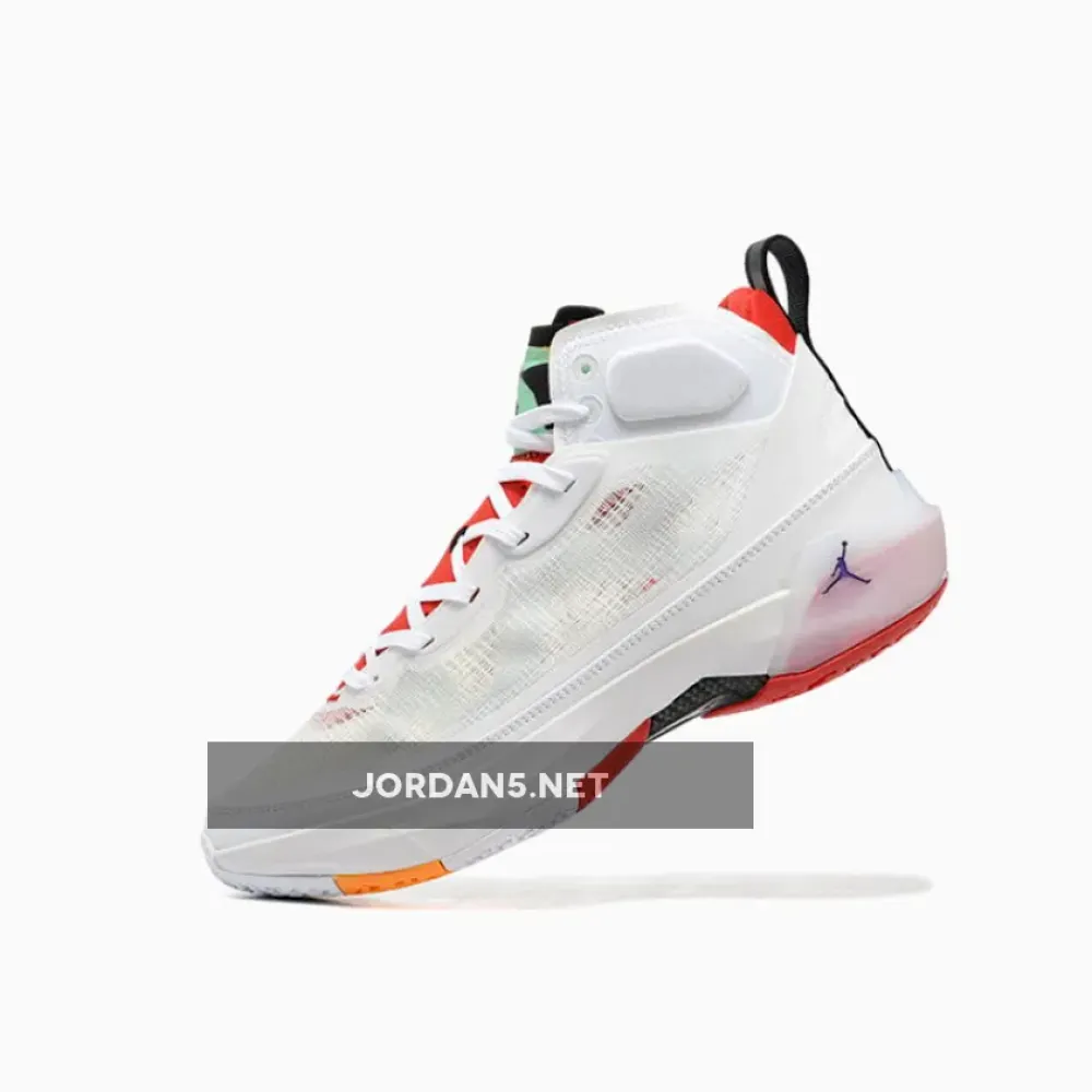 Air Jordan 37 “Hare” White/True Red-Light Silver-Black-Citrus  DD6958-160