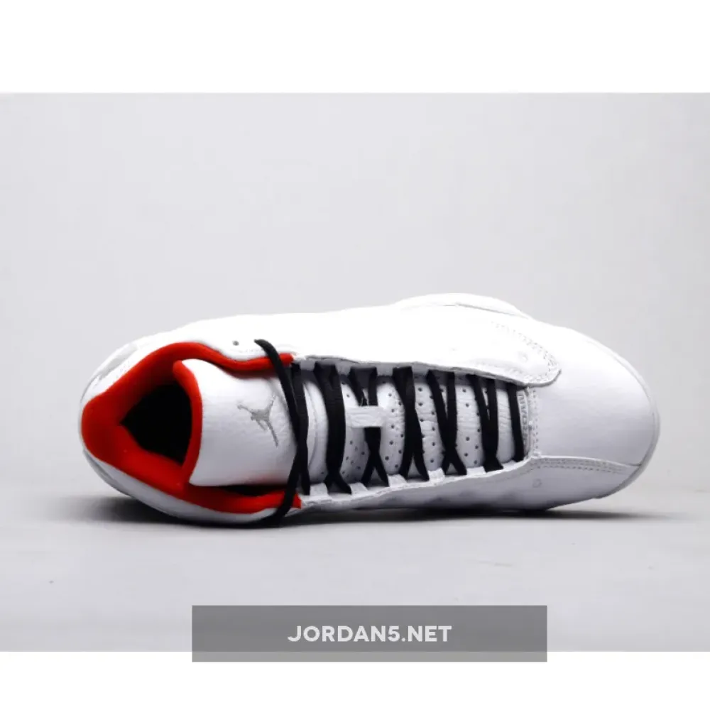 Air Jordan 13 “History of Flight” White/Metallic Silver-University Red 414571-103