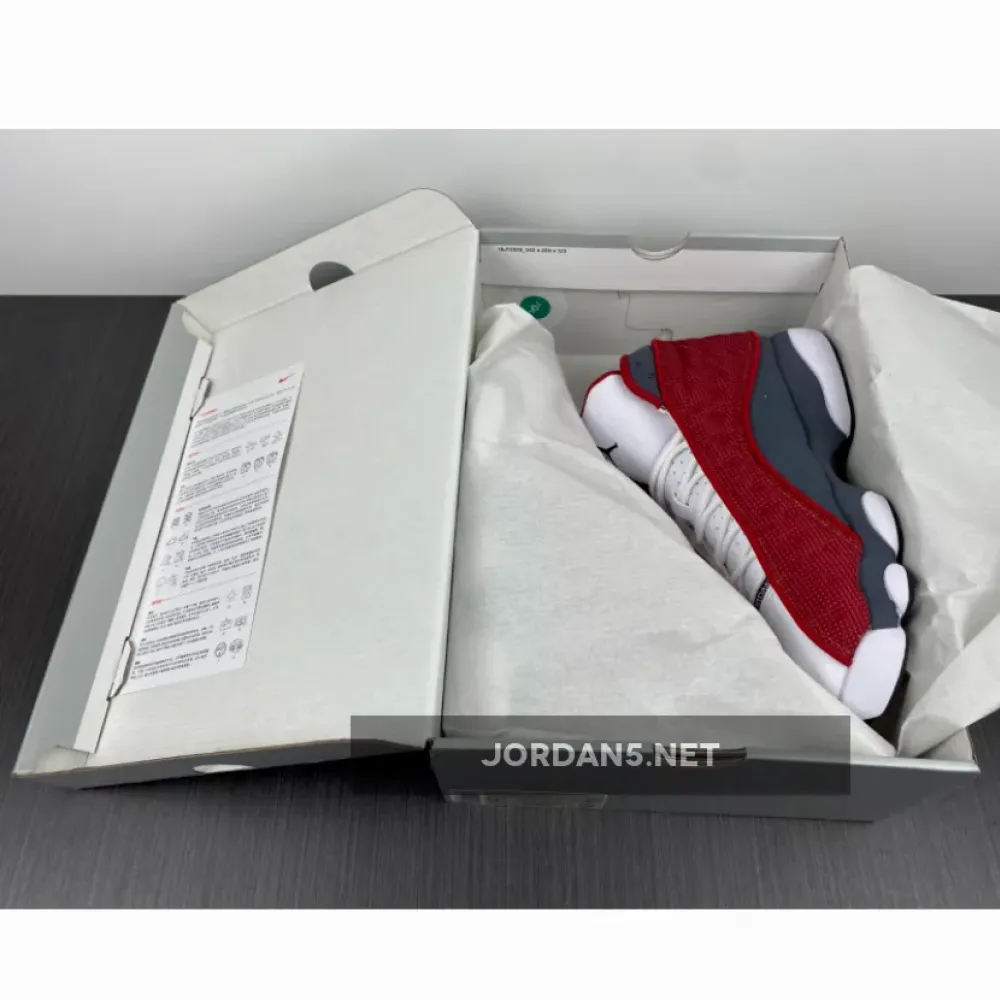 Air Jordan 13 “Red Flint” Gym Red/Flint Grey-White-Black DJ5982-600