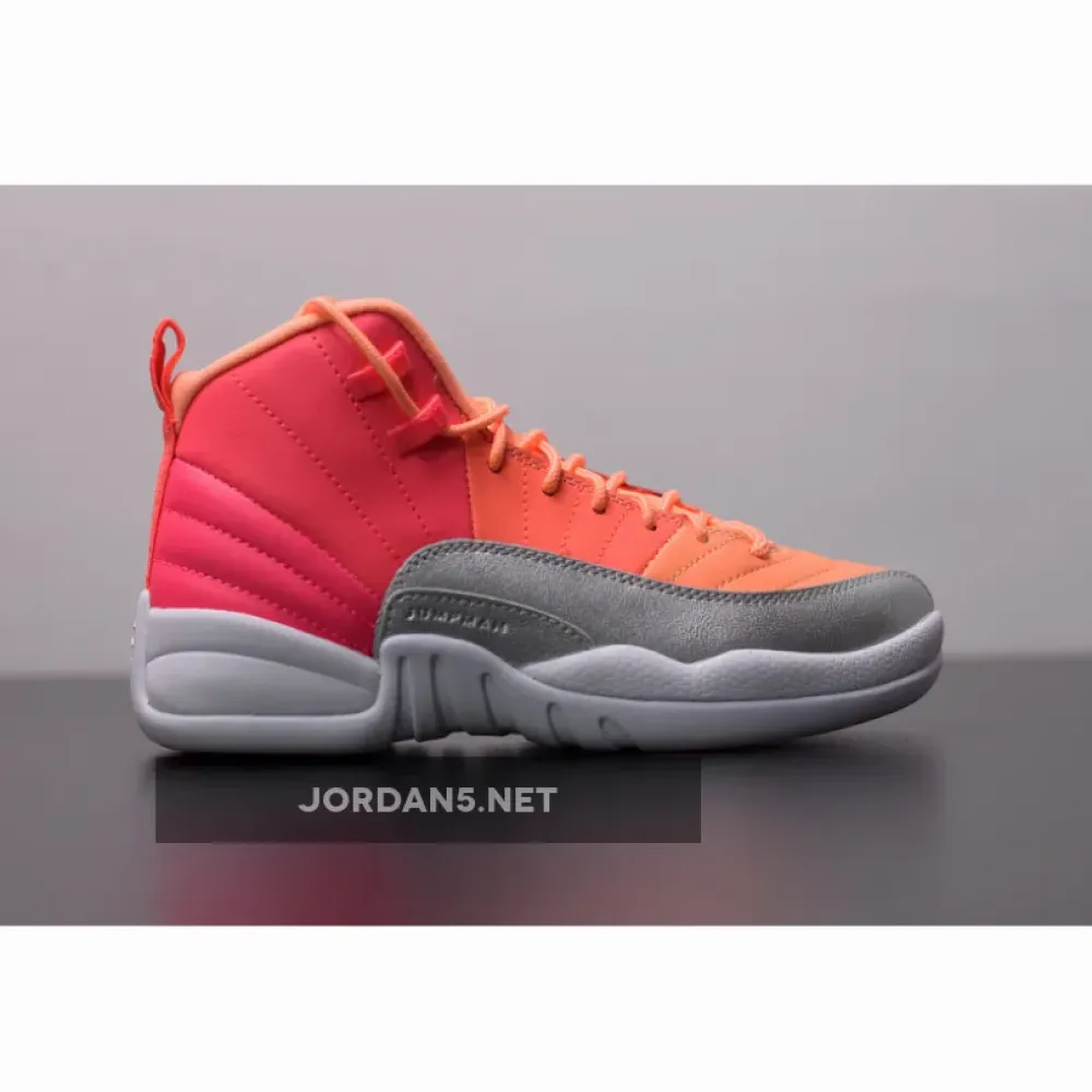 Air Jordan 12 “Sunrise” Racer Pink/Hot Punch-Bright Mango-White 510815-601
