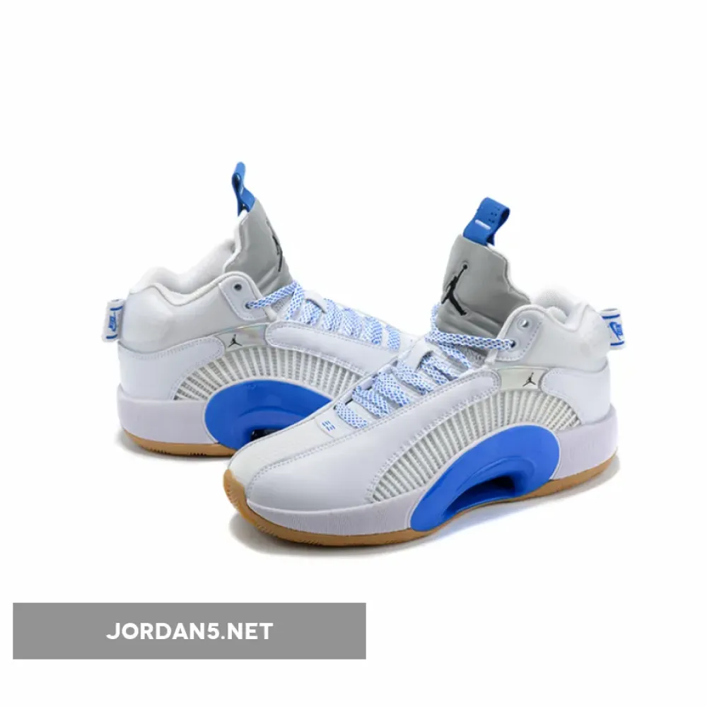 Air Jordan 35 “Sisterhood” White/Hyper Royal-Gum-Black  CZ5657-100