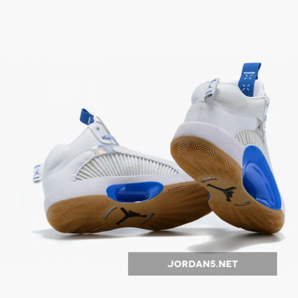 Air Jordan 35 “Sisterhood” White/Hyper Royal-Gum-Black  CZ5657-100