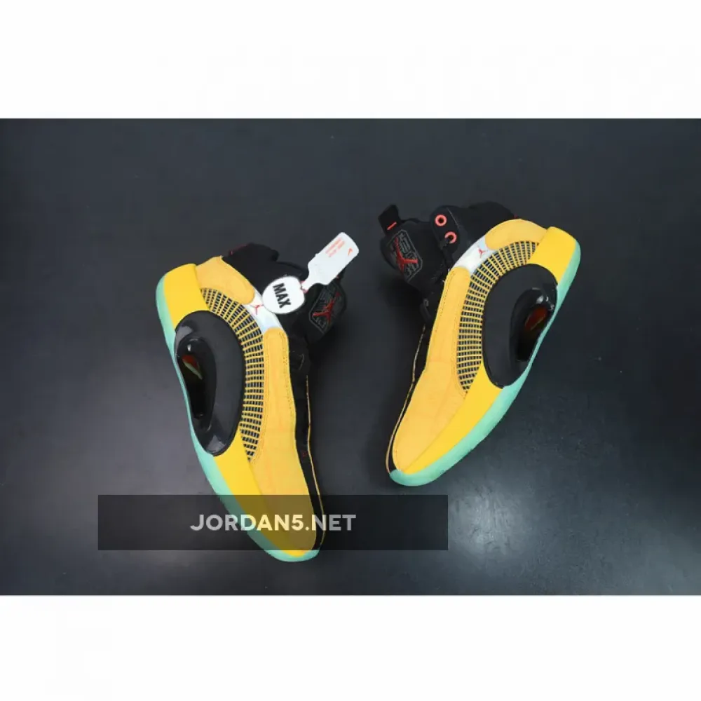Air Jordan 35 ‘Dynasties’ Golden Yellow Black  DD3044-700