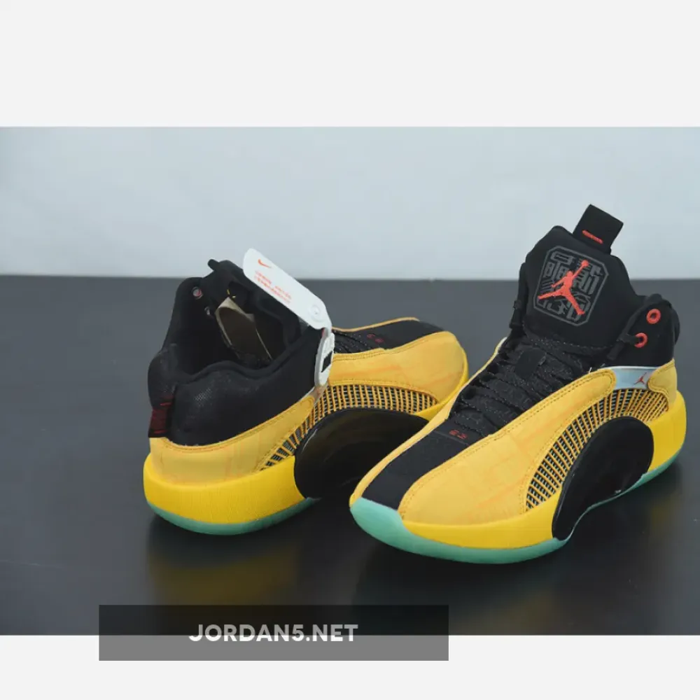 Air Jordan 35 ‘Dynasties’ Golden Yellow Black  DD3044-700