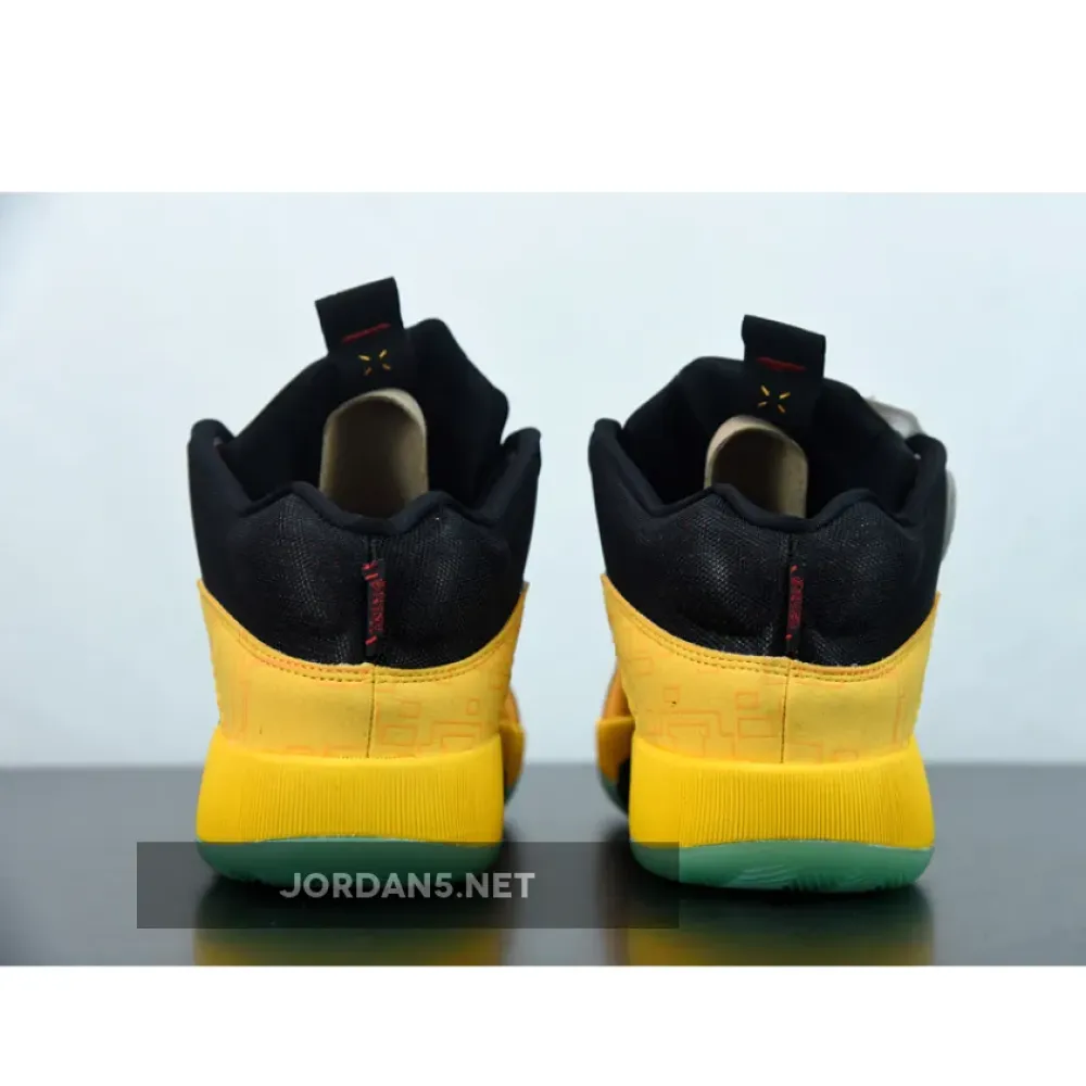 Air Jordan 35 ‘Dynasties’ Golden Yellow Black  DD3044-700