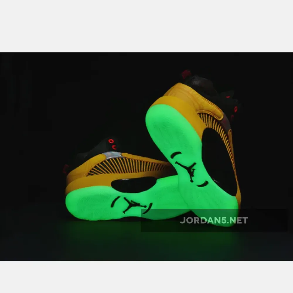 Air Jordan 35 ‘Dynasties’ Golden Yellow Black  DD3044-700