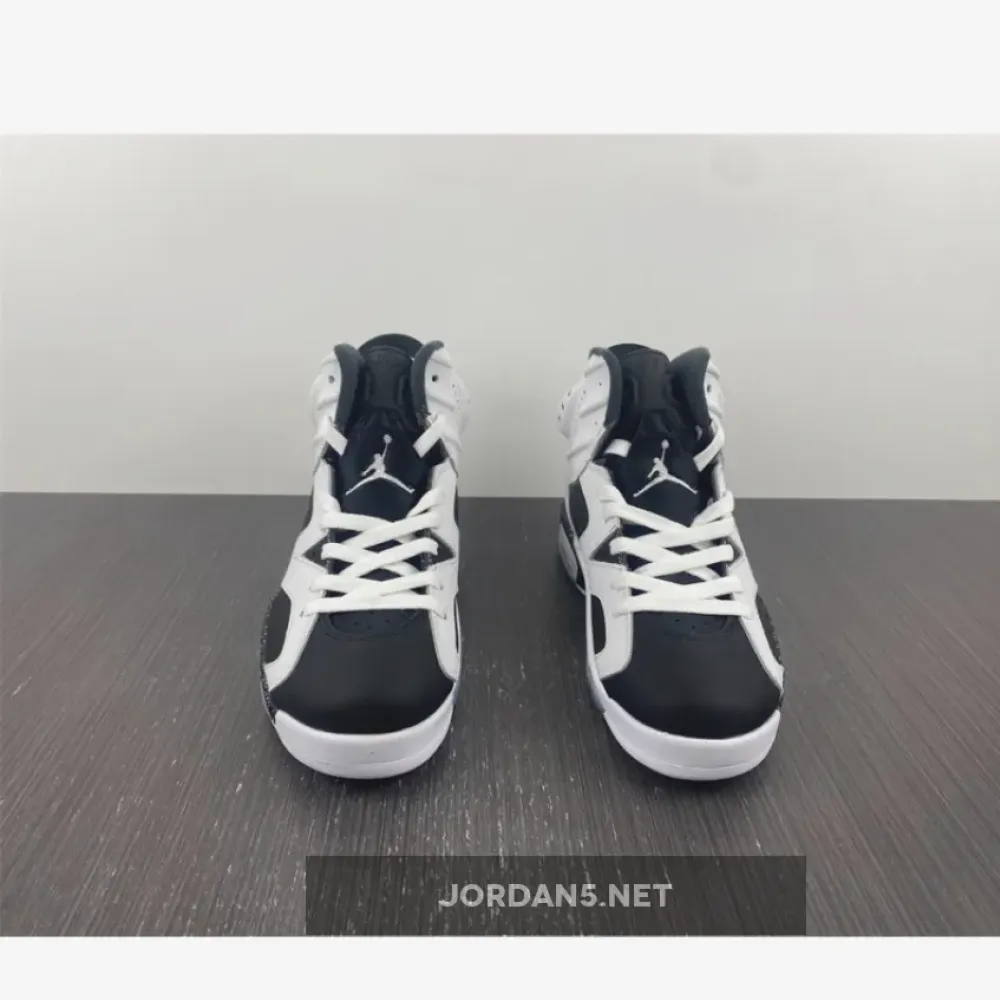 Air Jordan 6 Oreo White/Black-Speckle  384664-101