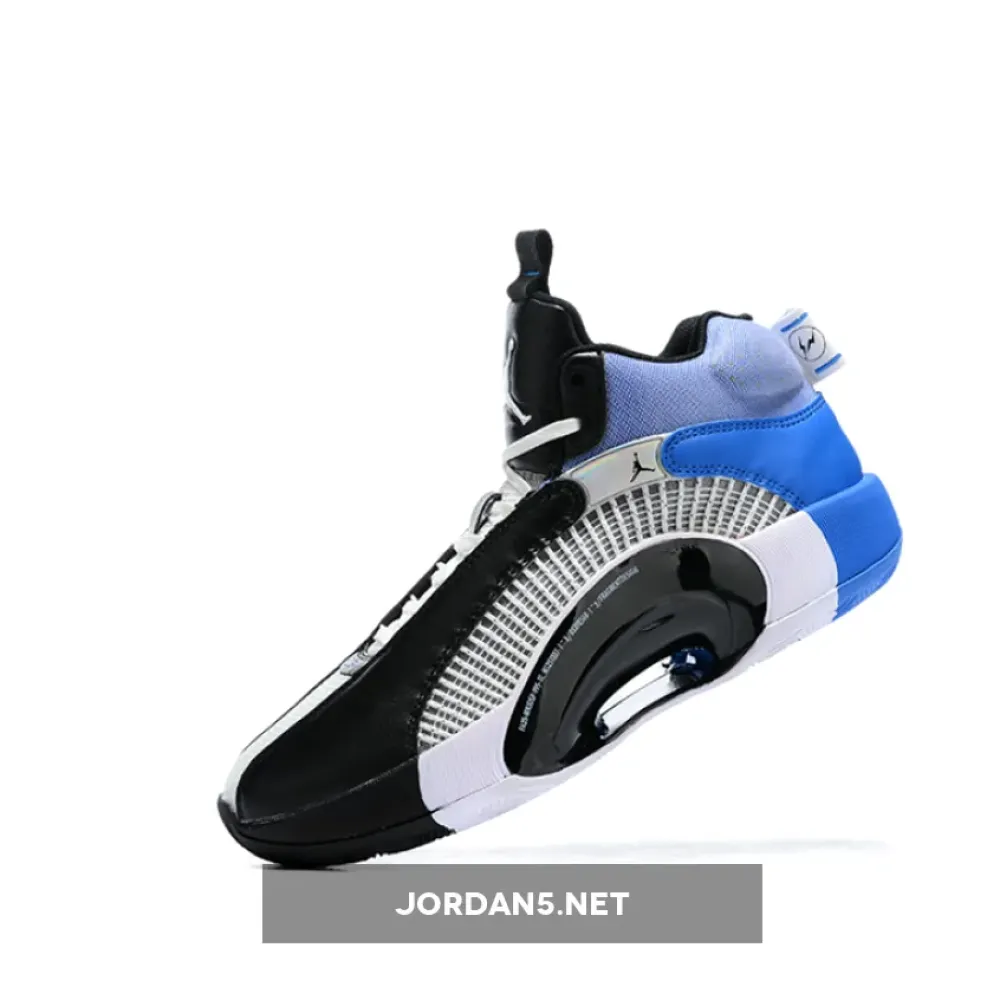 Fragment x Air Jordan 35 White/Black-Sport Blue  DA2371-100