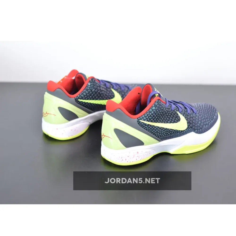 Nike Kobe 6 Protro “Chaos” Ink/Dark Grey-White-Volt  CW2190-500