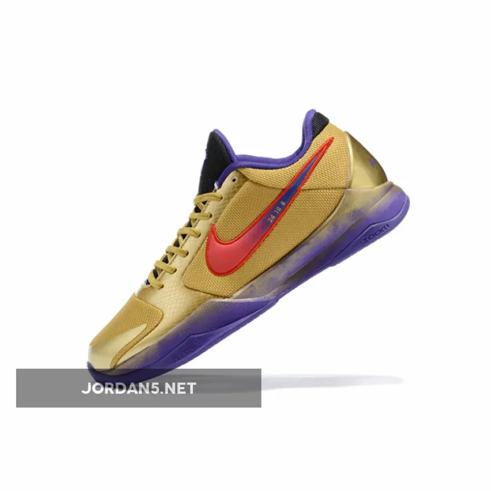 Undefeated x Nike Kobe 5 Protro “Hall of Fame” Metallic Gold/Field Purple DA6809-700