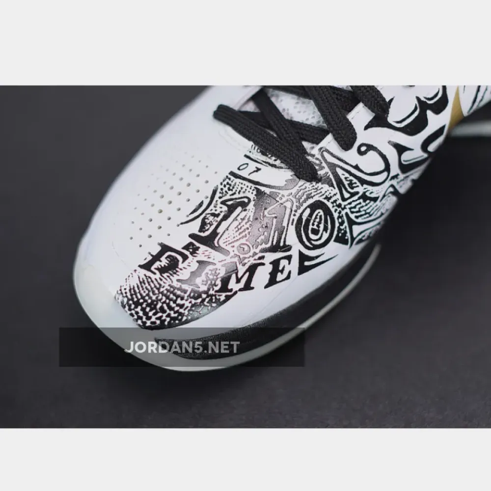 Nike Kobe 5 Protro “Big Stage” White/Metallic Gold-Black  CT8014-100