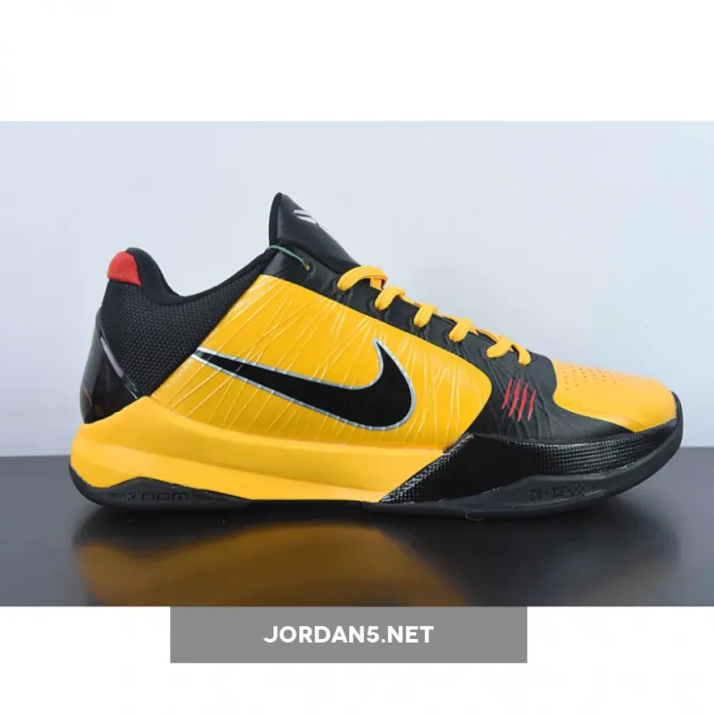 Nike Zoom Kobe 5 Protro “Bruce Lee” Del Sol/Metallic Silver/Comet Red/Black CD4991-700