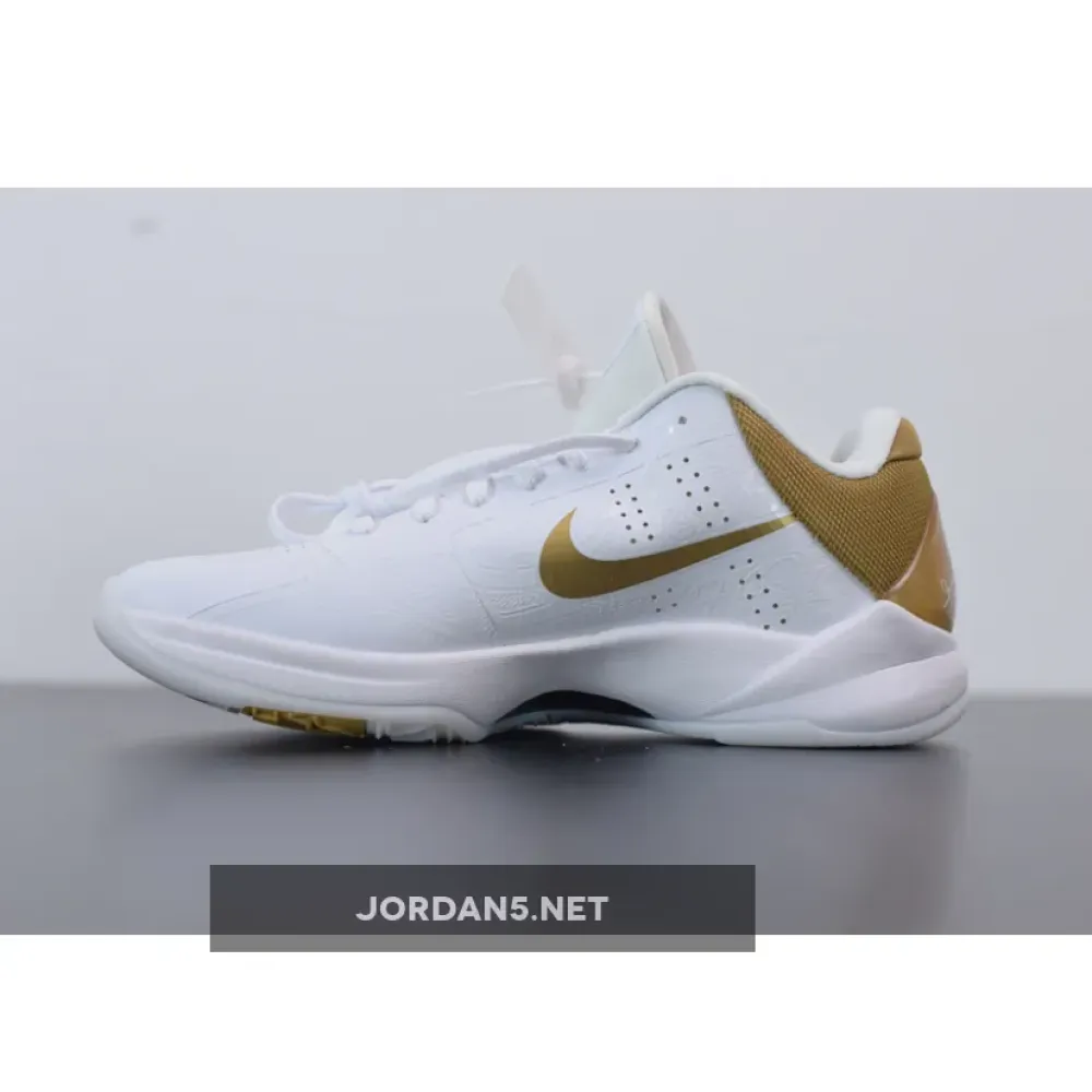 Nike Kobe 5 ‘Big Stage Home’ White Gold  386429-108