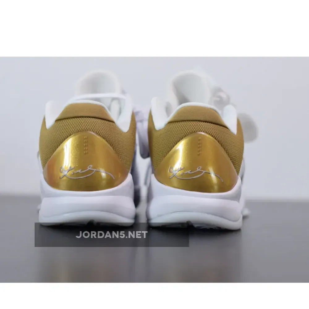 Nike Kobe 5 ‘Big Stage Home’ White Gold  386429-108