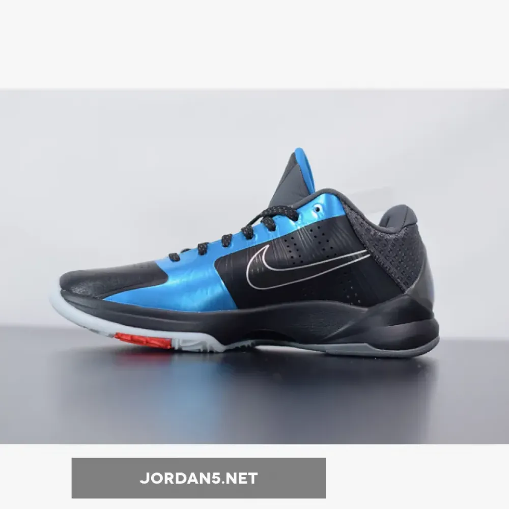 Nike Zoom Kobe 5 ‘Dark Knight’ Black/Metallic Blue  386429-001