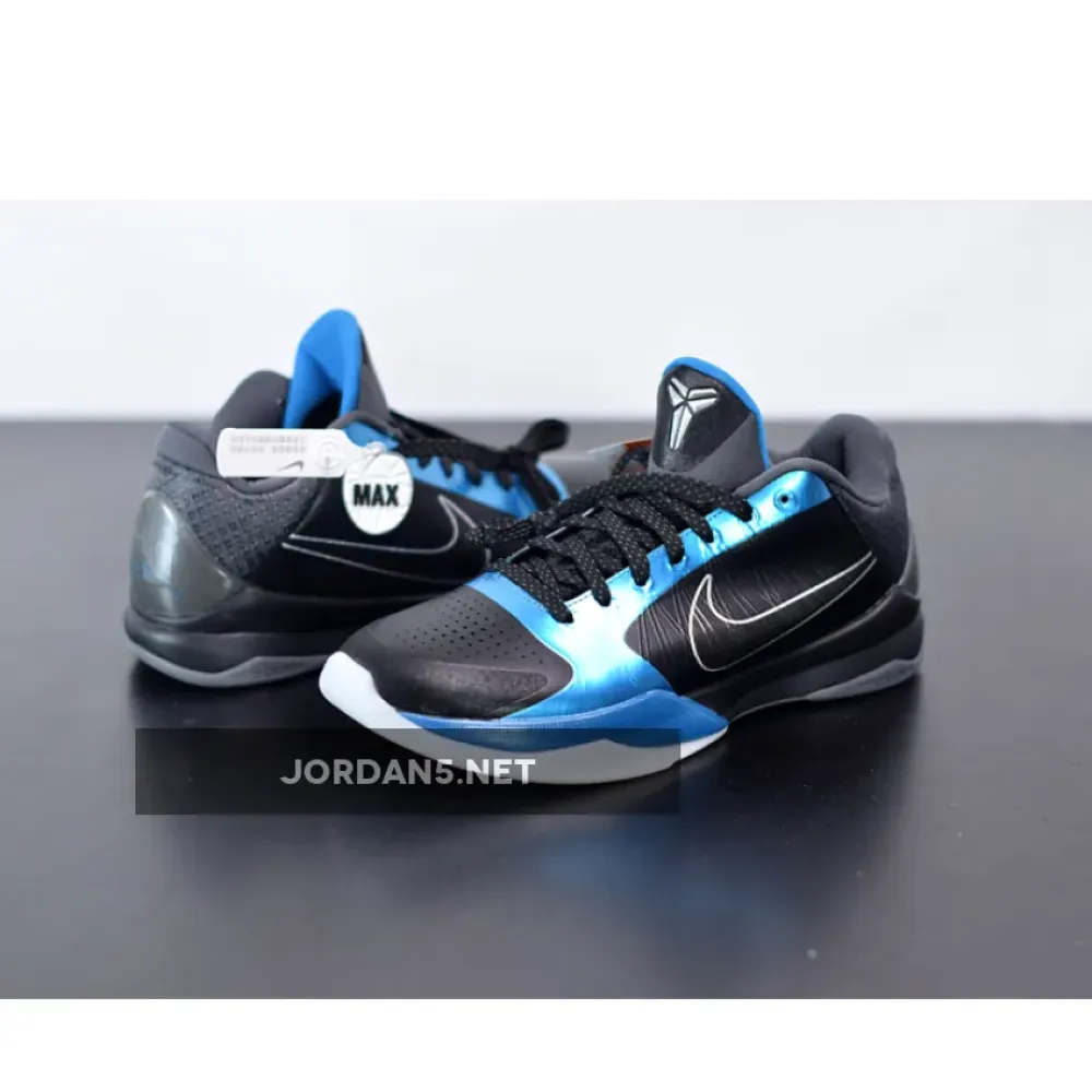 Nike Zoom Kobe 5 ‘Dark Knight’ Black/Metallic Blue  386429-001