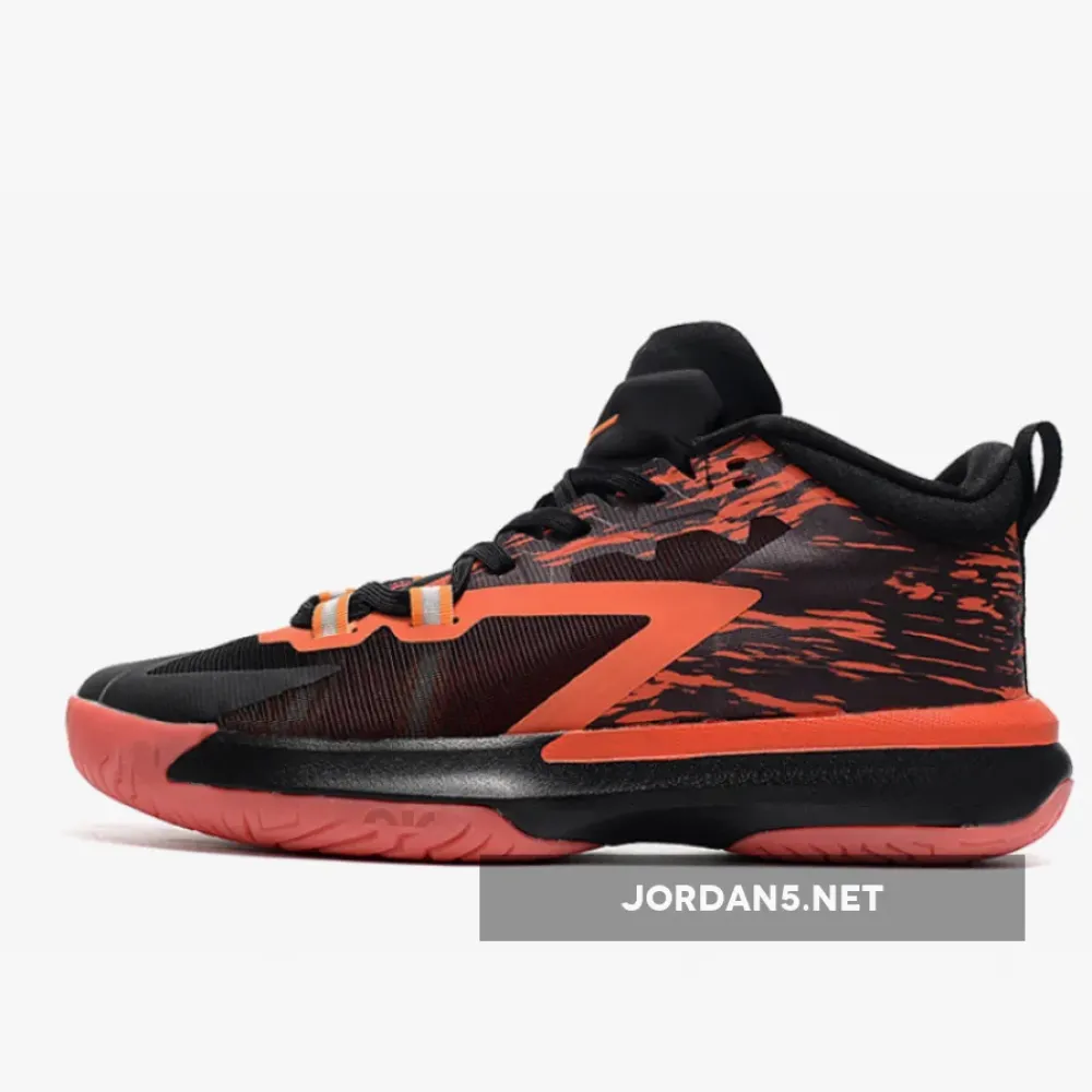 Naruto x Jordan Zion 1 “Nine Tails” Black/Alpha Orange-Chile Red  DQ4706-086