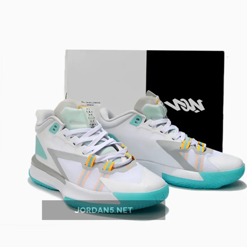 Jordan Zion 1 ‘White Dynamic Turquoise’  DA3130-101
