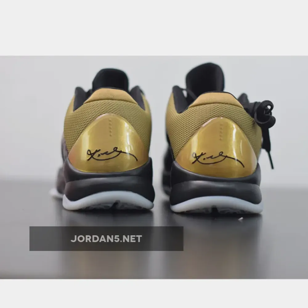 Nike Zoom Kobe 5 ‘Big Stage Away’ Black/Metallic Gold-White  386429-008