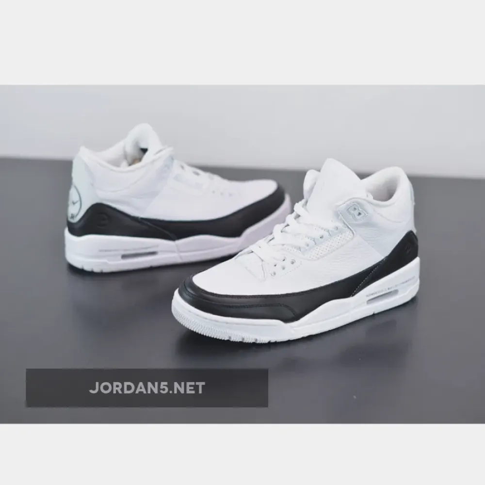 Fragment x Air Jordan 3 White/Black-White  DA3595-100