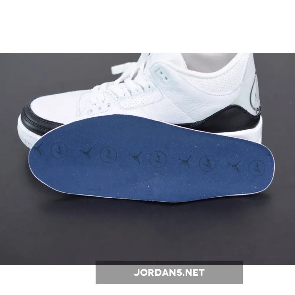 Fragment x Air Jordan 3 White/Black-White  DA3595-100