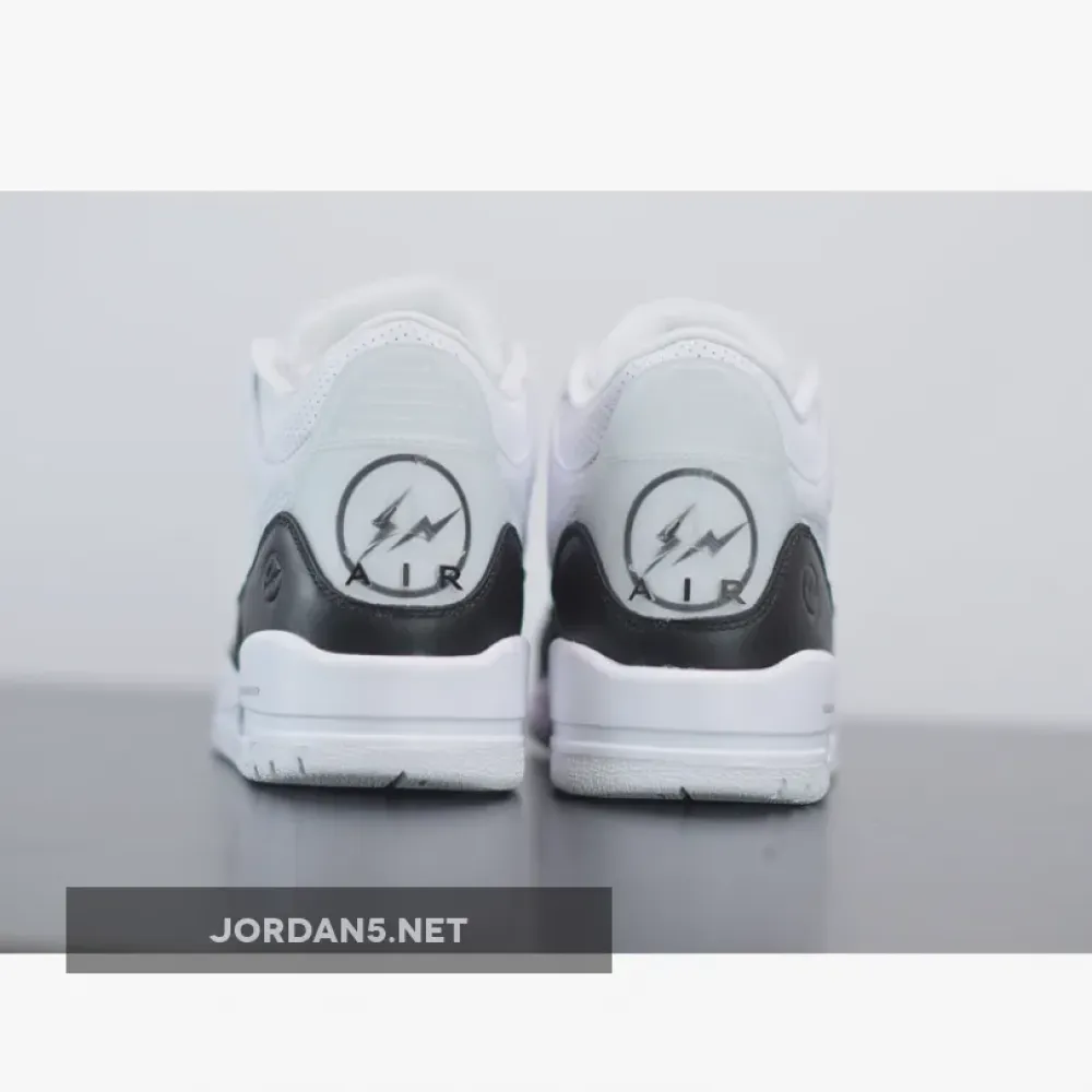 Fragment x Air Jordan 3 White/Black-White  DA3595-100