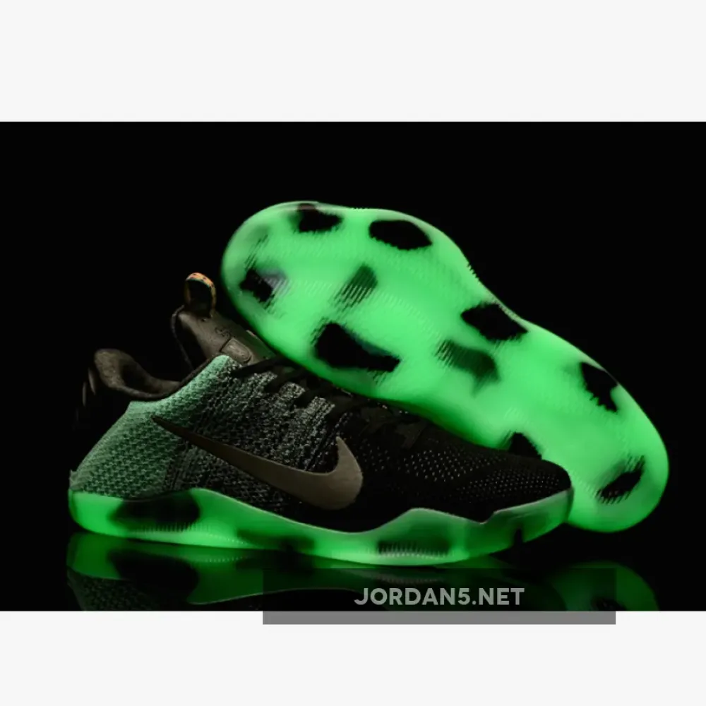 Nike Kobe 11 Elite Low “All-Star” Green Glow/Black-Persian Violet 822521-305