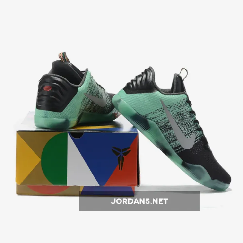 Nike Kobe 11 Elite Low “All-Star” Green Glow/Black-Persian Violet 822521-305