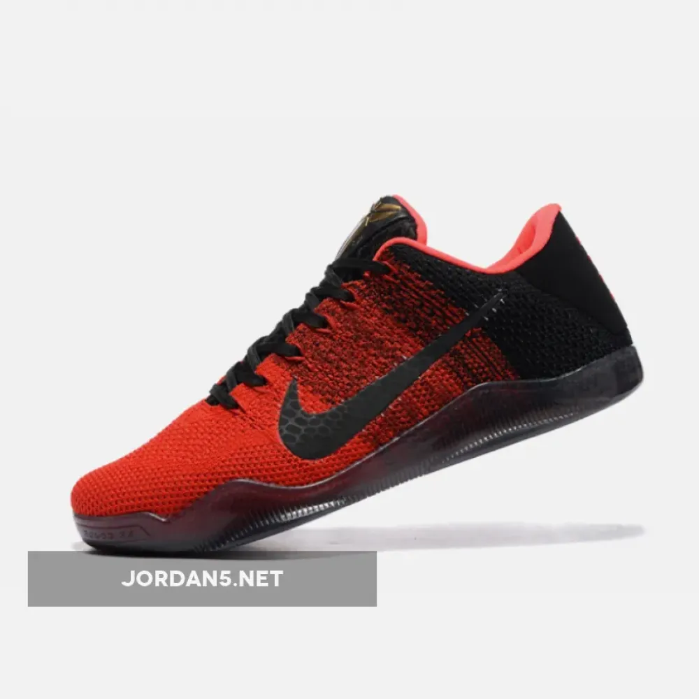 Nike Kobe 11 “Achilles Heel” University Red/Black-Bright Crimson-Metallic Gold 822675-670
