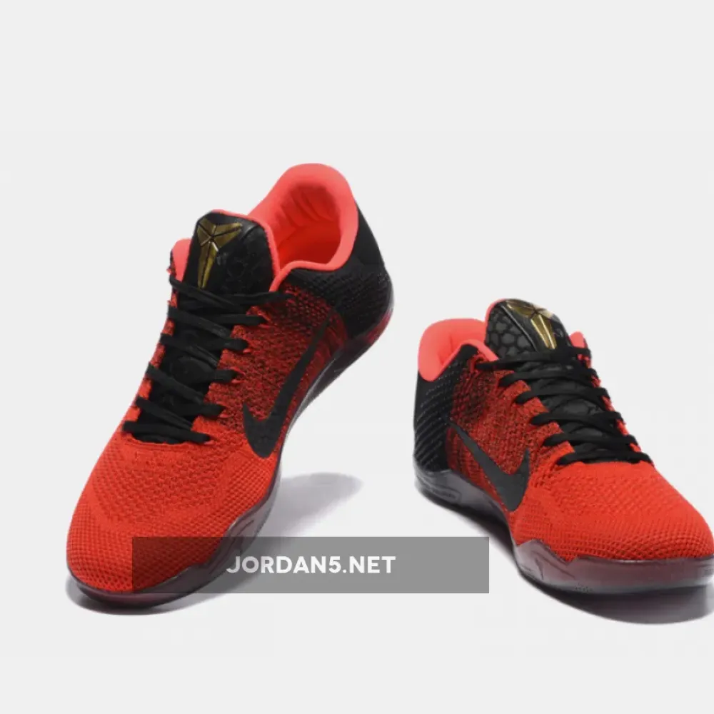 Nike Kobe 11 “Achilles Heel” University Red/Black-Bright Crimson-Metallic Gold 822675-670