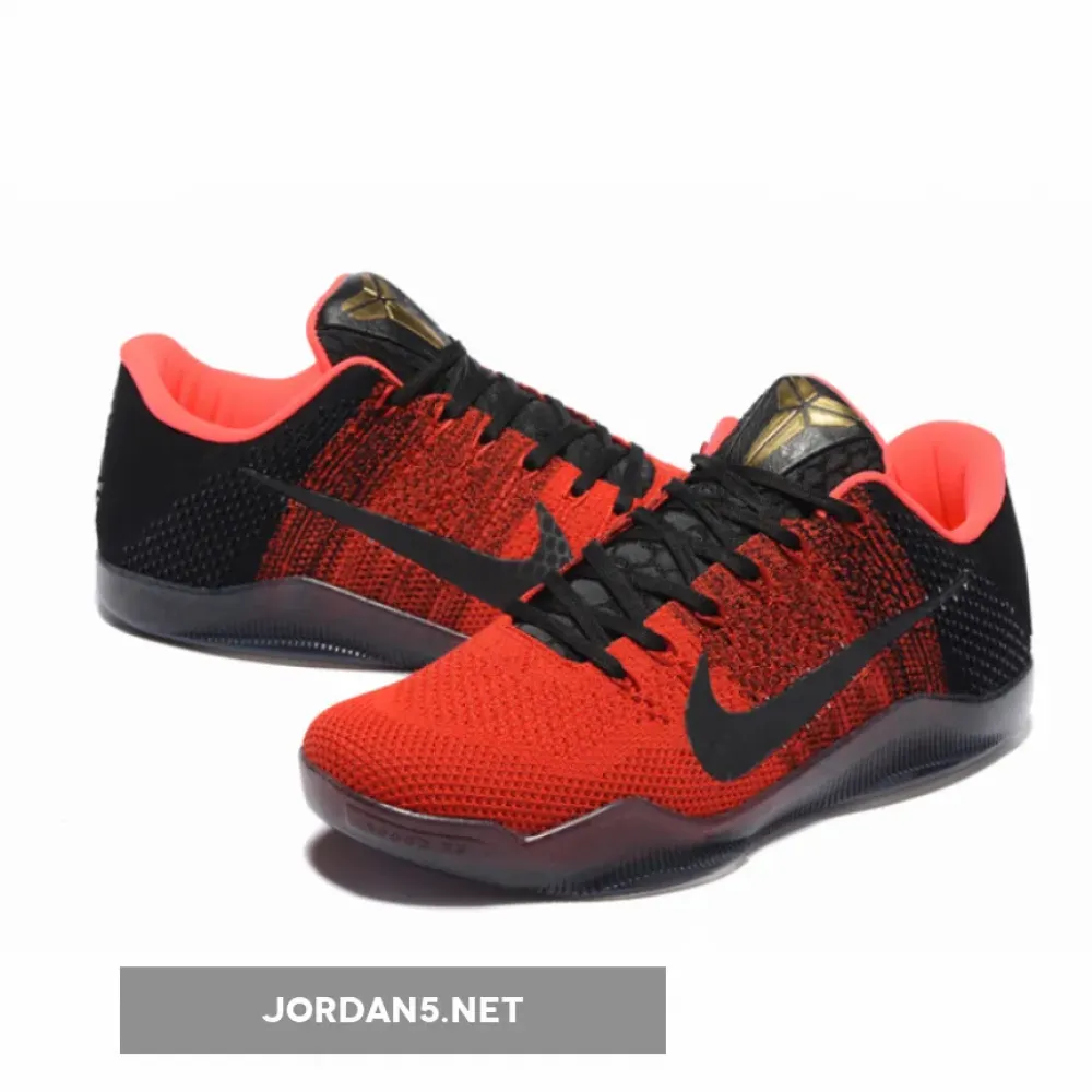 Nike Kobe 11 “Achilles Heel” University Red/Black-Bright Crimson-Metallic Gold 822675-670