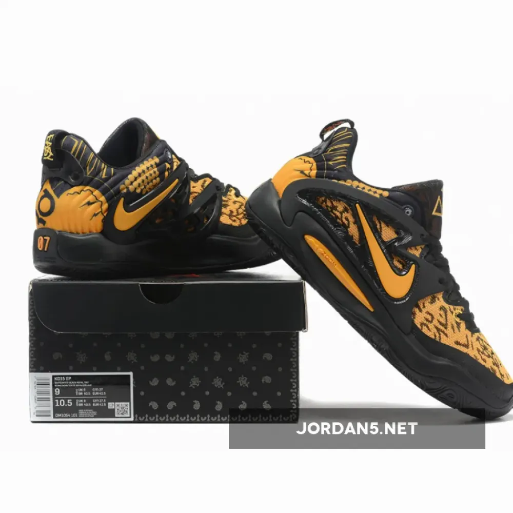 Nike KD 15 Black Yellow