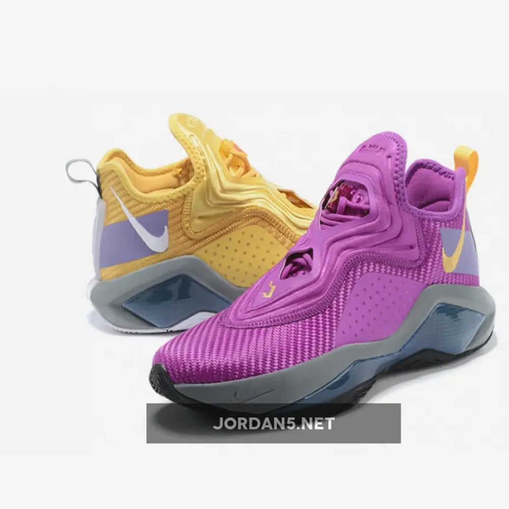 Nike LeBron Soldier 14 “Lakers” Purple and Gold  CK6047-500