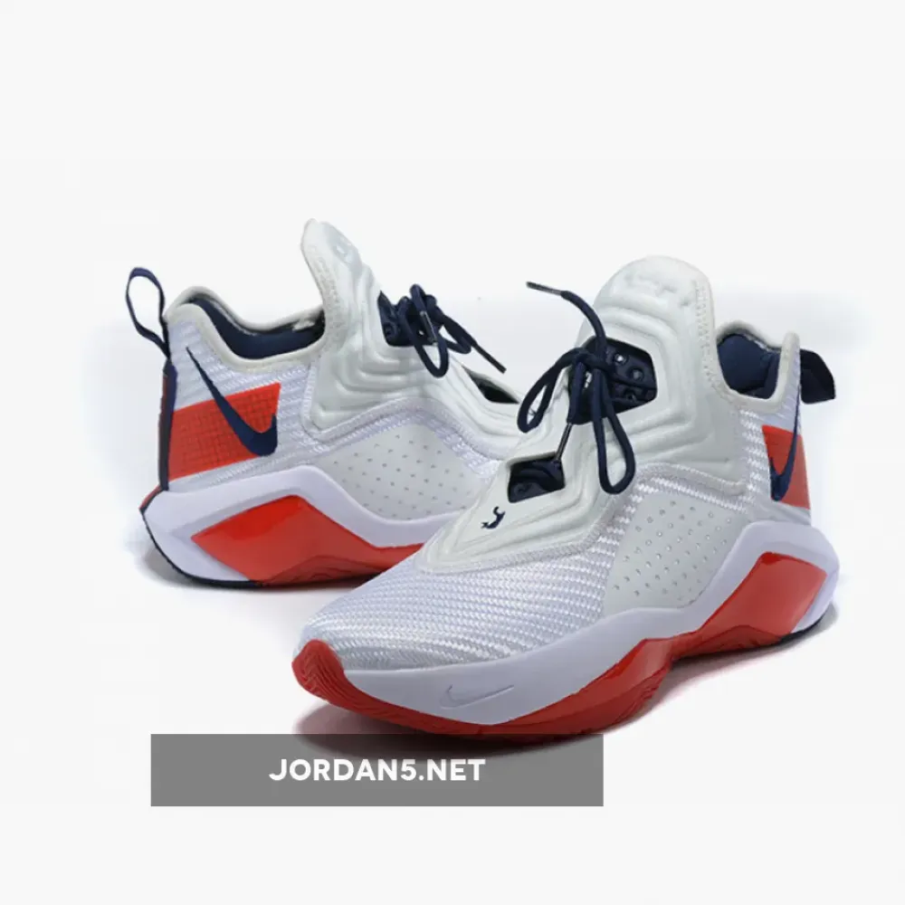 Nike LeBron Soldier 14 White/University Red-Navy-Team Red CK6047-100
