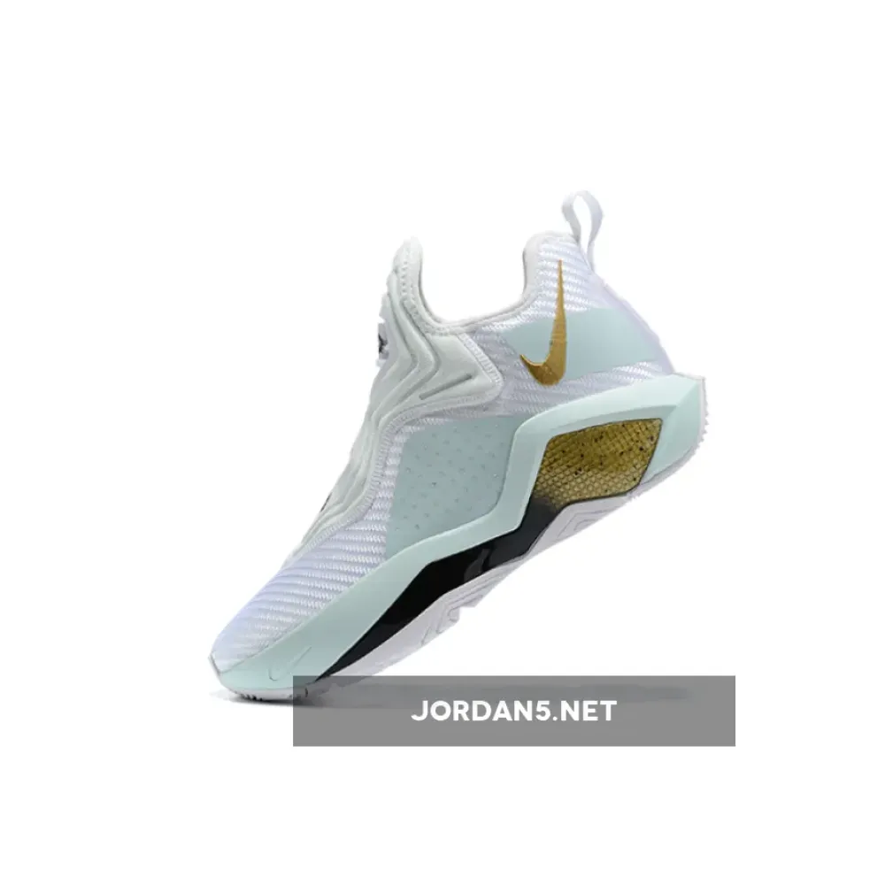 Nike LeBron Soldier 14 Custom White Gold