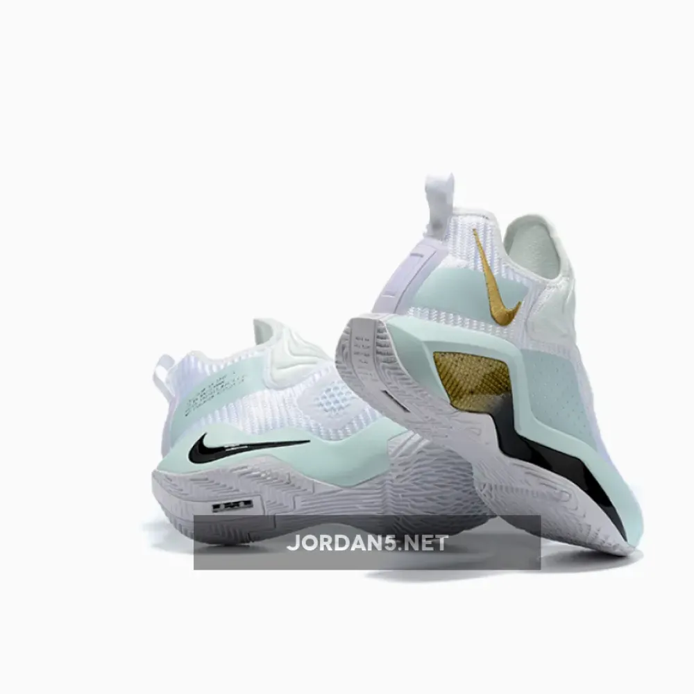 Nike LeBron Soldier 14 Custom White Gold