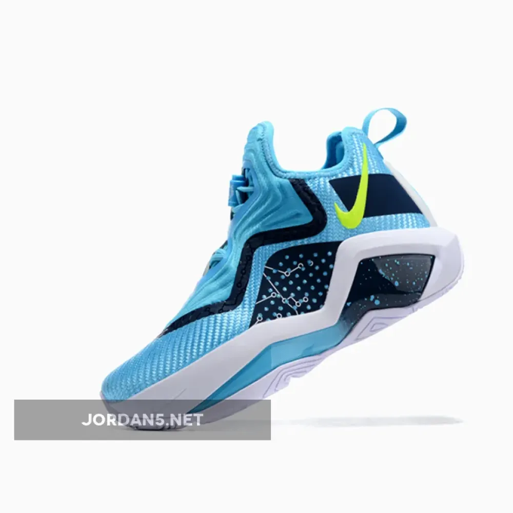 Nike LeBron Soldier 14 Custom Light Blue/Navy-White