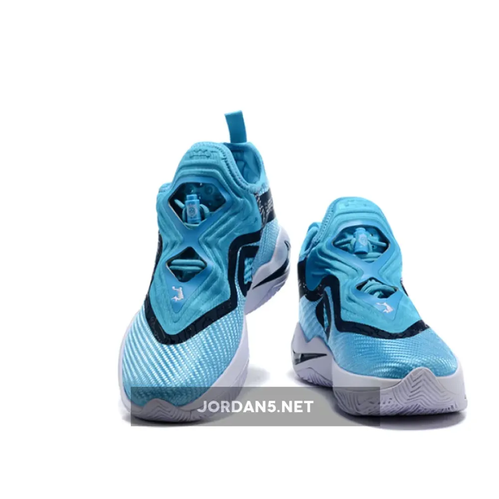 Nike LeBron Soldier 14 Custom Light Blue/Navy-White