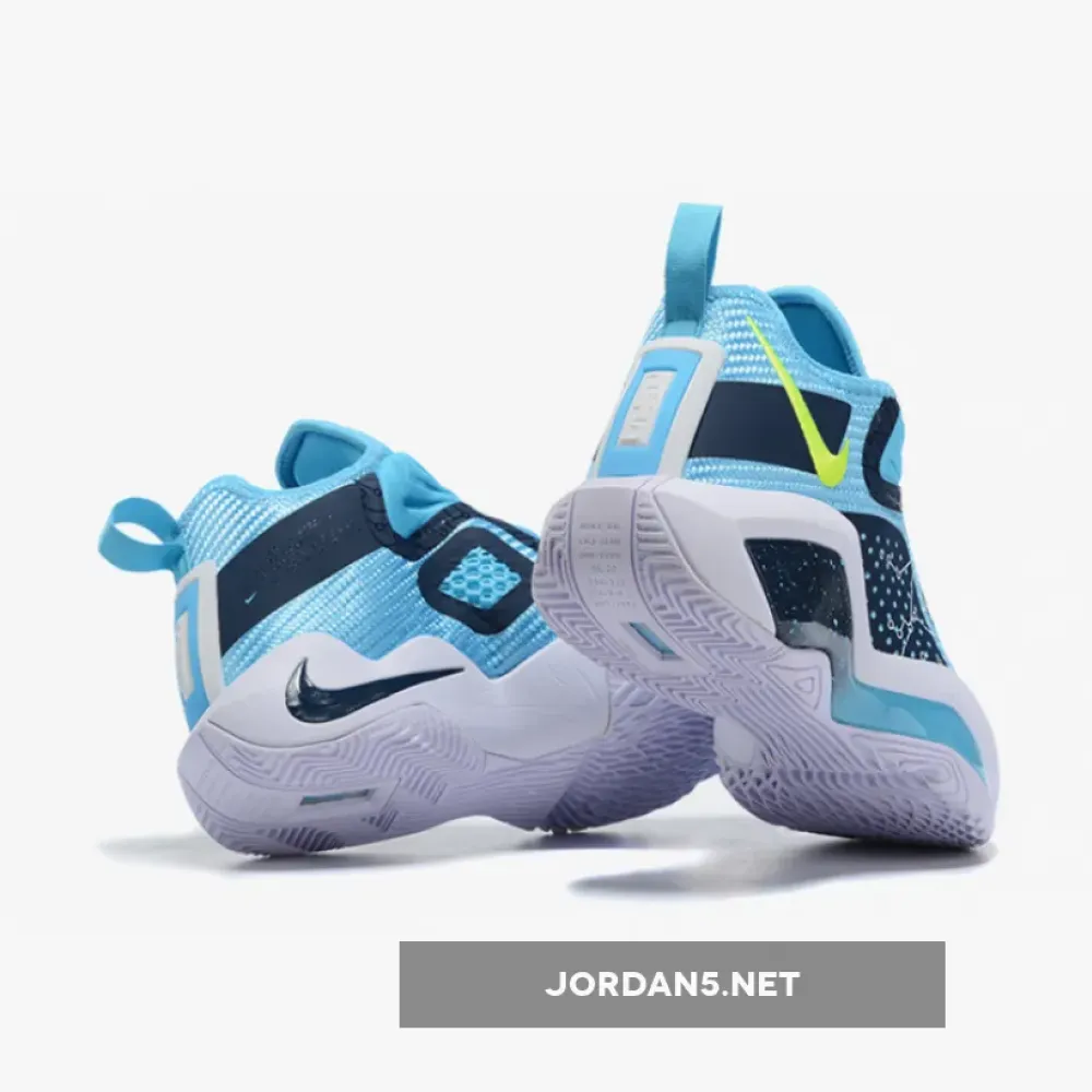 Nike LeBron Soldier 14 Custom Light Blue/Navy-White