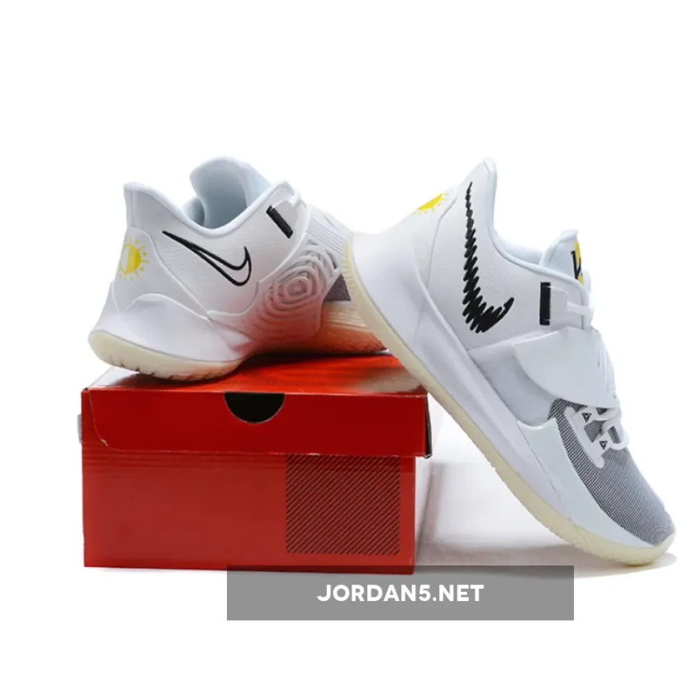 Nike Kyrie Low 3 “Eclipse” White/Black Glow in the dark  CJ1286-100